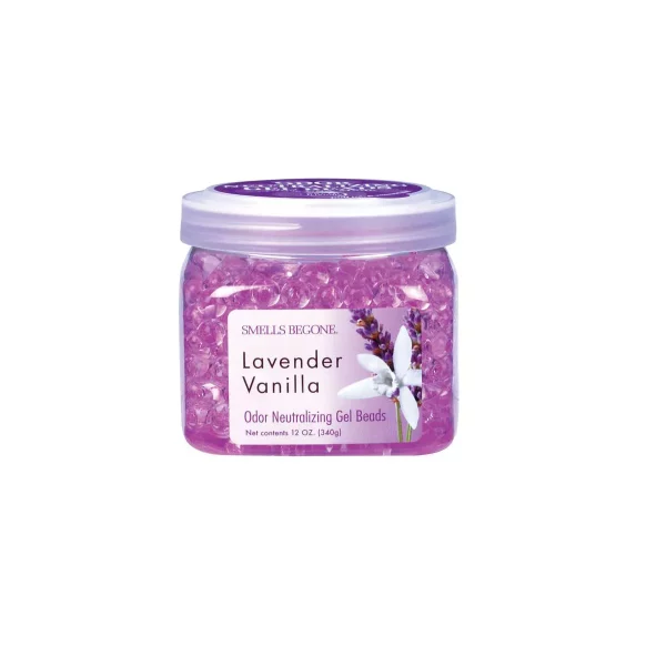 Smells Begone Lavender Vanilla Scent Odor Neutralizer 12 oz Gel Beads (Pack of 6)