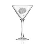 Aspen Leaf 10oz Martini Cocktail Glass | Set of 4 - Image 2