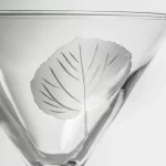 Aspen Leaf 10oz Martini Cocktail Glass | Set of 4 - Image 4