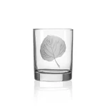 Aspen Leaf 13oz Double Old Fashioned Glass | Set of 4 - Image 2