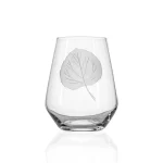 Aspen Leaf 18oz Stemless Wine Tumbler Glass | Set of 2 - Image 2