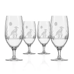 Heron 16oz Footed Iced Tea Glass | Set of 4