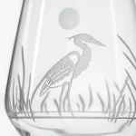 Heron 18oz Stemless Wine Tumbler Glass | Set of 4 - Image 4