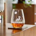 Heron 18oz Stemless Wine Tumbler Glass | Set of 4 - Image 6